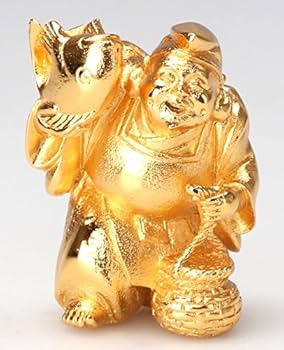 銅製　小さな七福神　ミニ七福神　縁起物　吉兆　置物　開運　風水　金色 銅製 小さな七福神 ミニ七福神 縁起物 吉兆 置物 開運 風水 金色
